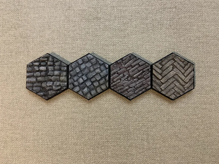 MagHex Floor Tiles Man Made Stone – Gạch sàn đá cho hệ MagHex - Image 1