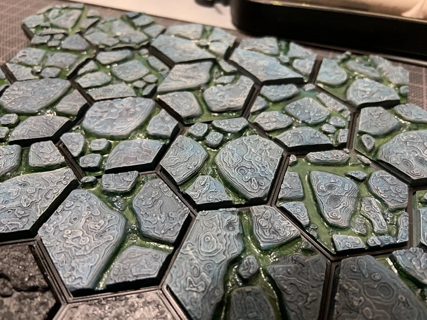 MagHex Floor Tiles Cave Cavern – Tile Sàn Hang Động cho Gloomhaven - Image 1