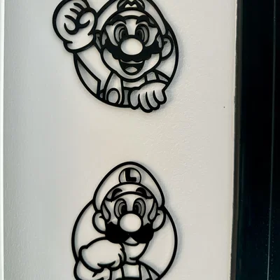 Bộ Trang Trí Tường Super Mario và Luigi