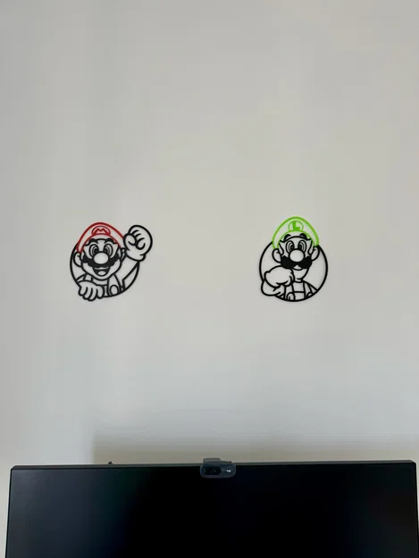 Bộ Trang Trí Tường Super Mario và Luigi - Image 4