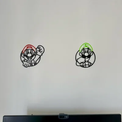 Bộ Trang Trí Tường Super Mario và Luigi