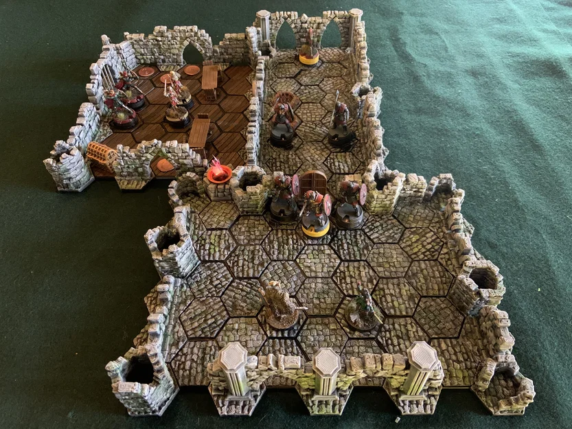 MagHex Ruined Dungeon Walls cho Gloomhaven & Frosthaven - Image 2