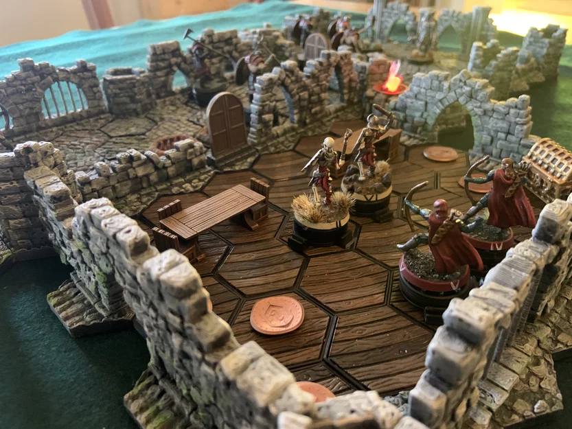 MagHex Ruined Dungeon Walls cho Gloomhaven & Frosthaven - Image 3