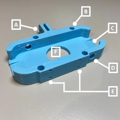 Ngàm gắn GoPro cho Leap Motion Controller V1