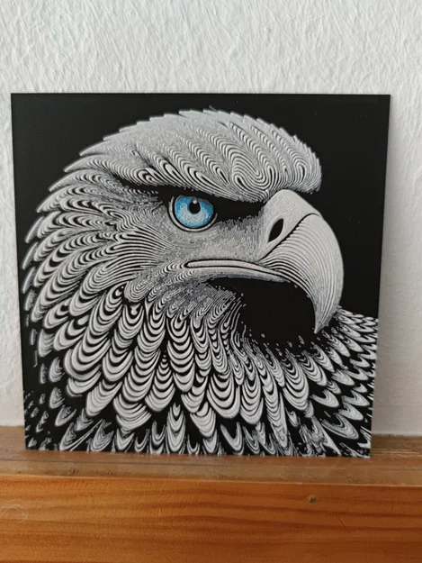 Hueforge hình chim đại bàng - Image 1