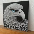 Hueforge hình chim đại bàng - Thumbnail 2