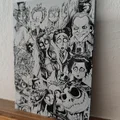 Tranh in 3D nghệ thuật Hueforge các nhân vật phim Tim Burton - Thumbnail 2