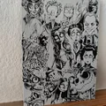 Tranh in 3D nghệ thuật Hueforge các nhân vật phim Tim Burton - Thumbnail 3