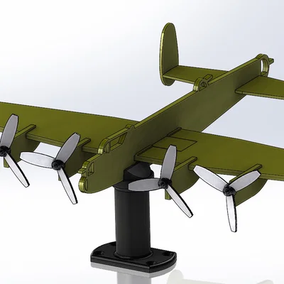 Mô hình máy bay ném bom WW2 Avro Lancaster