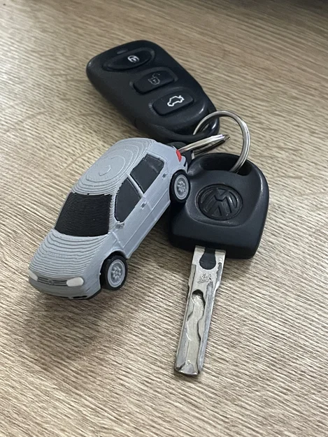 Móc khóa mô hình xe Volkswagen Golf Mk4 in 3D độc đáo - Image 2