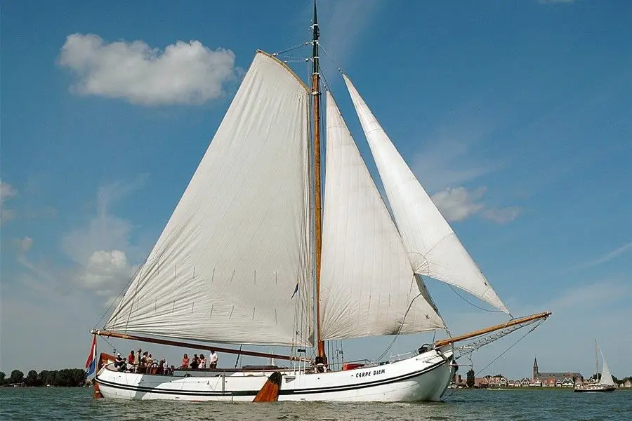 Ship in a Bottle! (easy) - Thuyền Dutch Sea Tjalk trong chai - Image 2