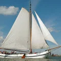 Ship in a Bottle! (easy) - Thuyền Dutch Sea Tjalk trong chai - Thumbnail 2