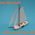 Ship in a Bottle! (easy) - Thuyền Dutch Sea Tjalk trong chai - Thumbnail 7