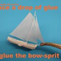 Ship in a Bottle! (easy) - Thuyền Dutch Sea Tjalk trong chai - Thumbnail 12