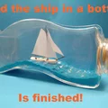 Ship in a Bottle! (easy) - Thuyền Dutch Sea Tjalk trong chai - Thumbnail 13