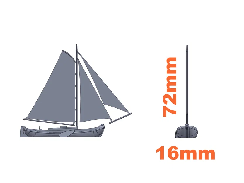 Ship in a Bottle! (easy) - Thuyền Dutch Sea Tjalk trong chai - Image 14