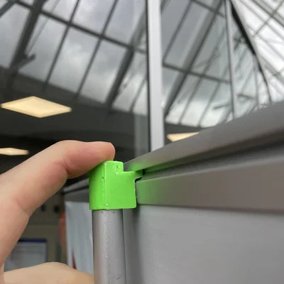Móc treo banner quảng cáo (Roll-up banner hook) in 3D thay thế