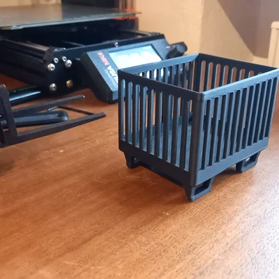 Thùng chứa hàng in 3D cho xe nâng đồ chơi cực tiện lợi