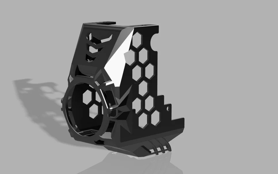 Nắp đầu in Creality K1 D3vil Burner - Phiên bản lỗ tổ ong độc đáo - Image 1