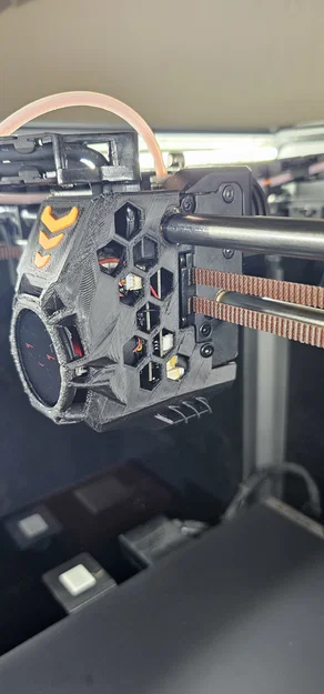 Nắp đầu in Creality K1 D3vil Burner - Phiên bản lỗ tổ ong độc đáo - Image 3