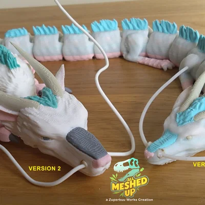 Đồ chơi rồng Kohaku River Spirit khớp nối (Articulated) dạng in-place