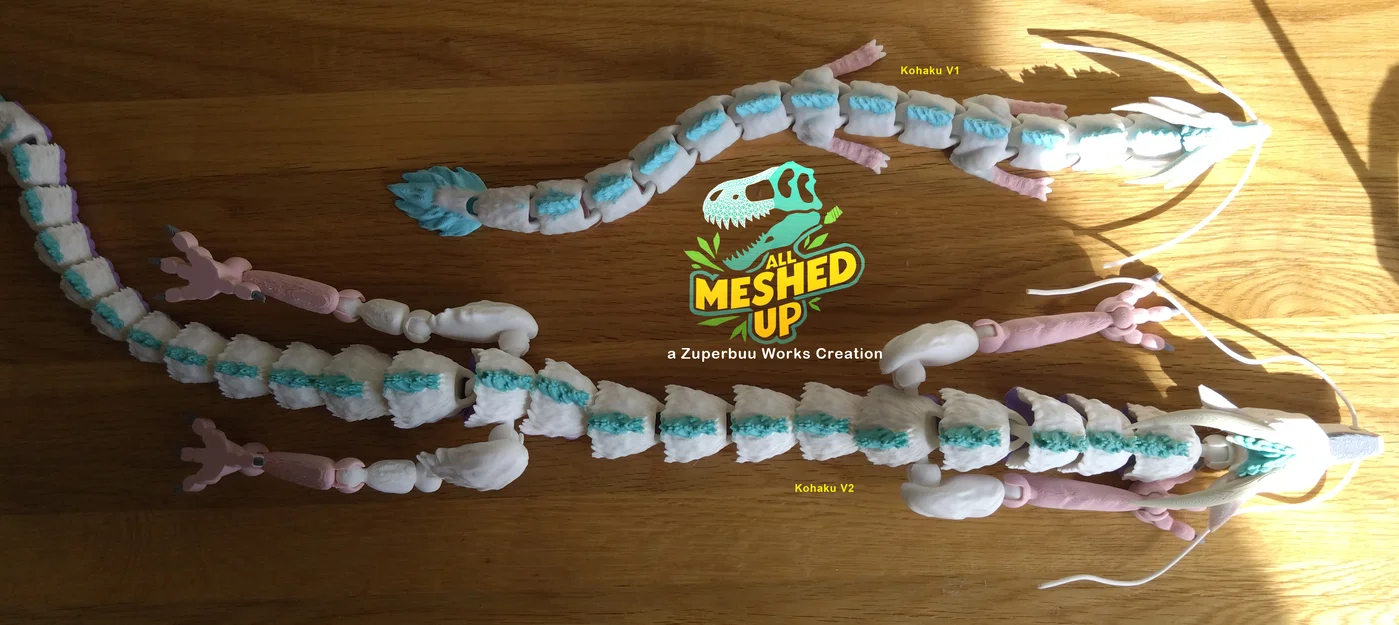 Đồ chơi rồng Kohaku River Spirit khớp nối (Articulated) dạng in-place - Image 6