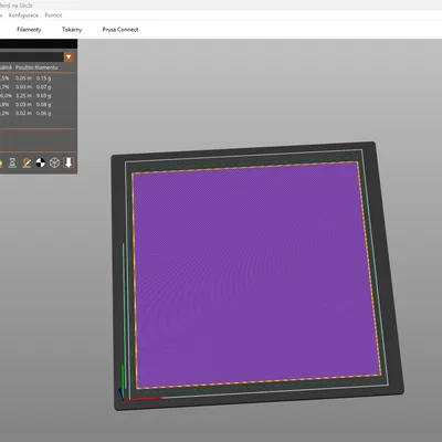 Mô hình First Layer Calibration 200x200 chuẩn cho máy in 3D