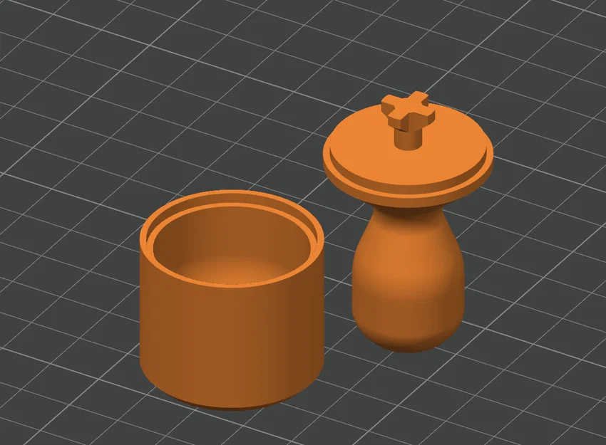 Dụng cụ massage lăn đá lạnh (Ice Roller) in 3D không cần support - Image 1