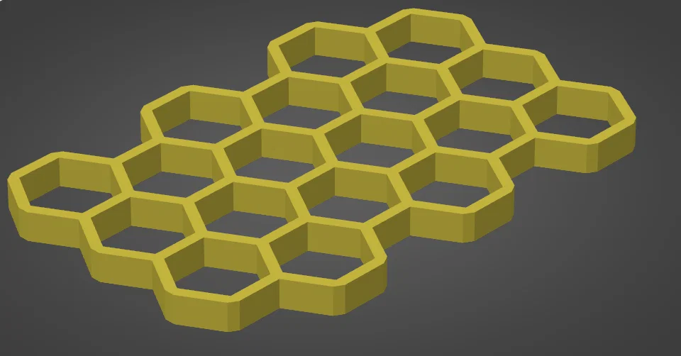 Tấm Lưới Tổ Ong Honeycomb 3x6 Đa Năng Cho Tường Lưu Trữ - Image 1