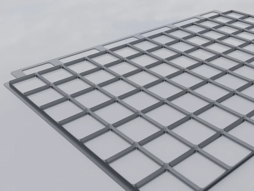 Baseplate Gridfinity cho ngăn kéo Ikea BESTA (Gridfinity Baseplate) - Image 1