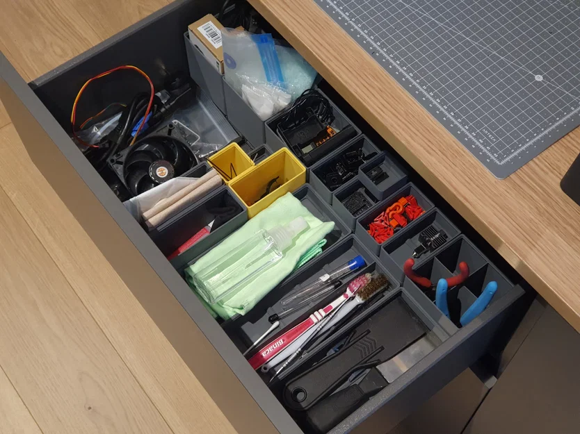 Baseplate Gridfinity cho ngăn kéo Ikea BESTA (Gridfinity Baseplate) - Image 3