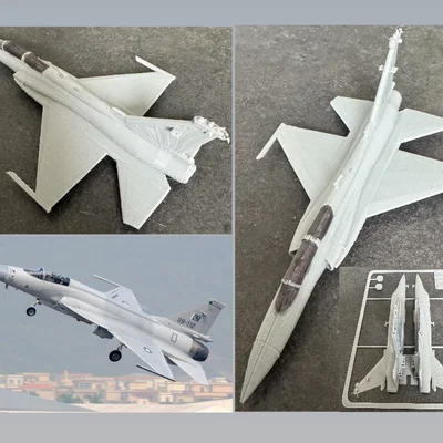 Mô hình lắp ráp máy bay chiến đấu JF-17 Thunder Kit Card