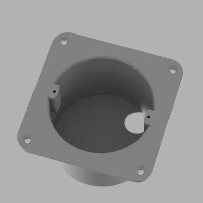 Hộp âm tường kèm khung (Unterputzdose mit Rahmen) - Flush-mounted box with frame