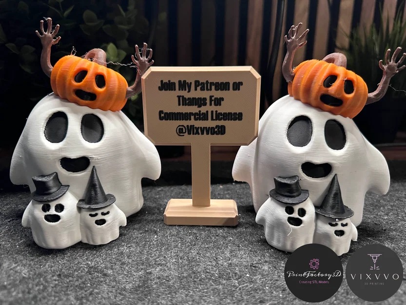 Gia đình ma Halloween: halloween ghost familly - Image 1