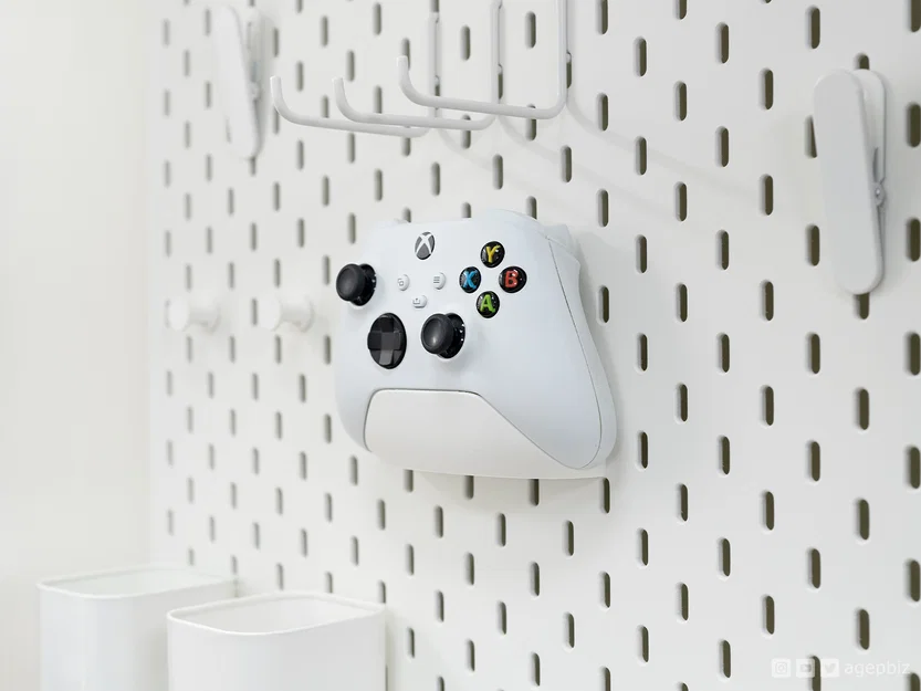 Giá đỡ tay cầm Xbox cho pegboard IKEA SKÅDIS - Image 1
