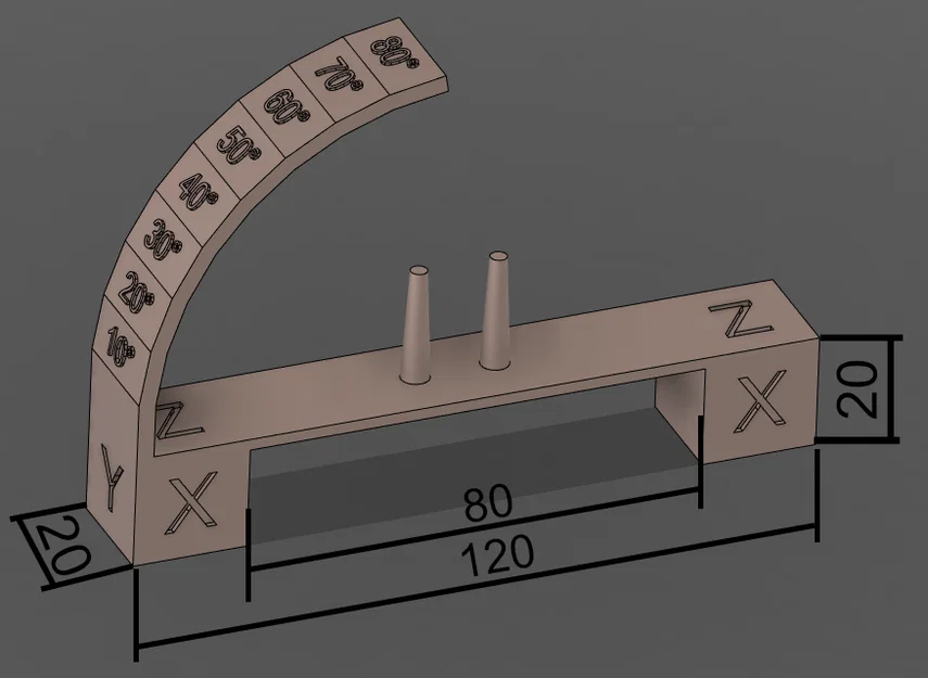 Mô hình kiểm tra hiệu chuẩn máy in 3D đa năng (Calibration Tool) - Image 2