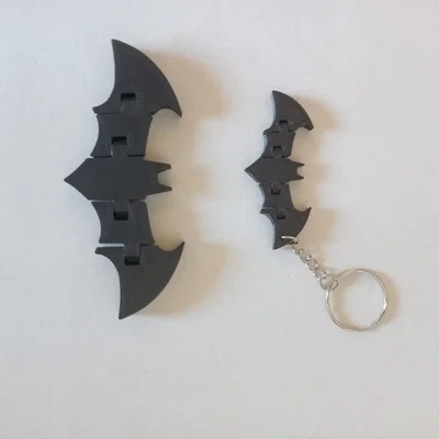 Logo Batman khớp nối (Articulated) + phiên bản móc khóa