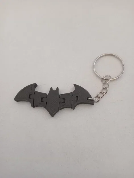 Logo Batman khớp nối (Articulated) + phiên bản móc khóa - Image 3