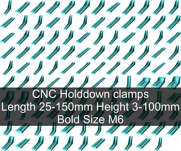 Kẹp giữ phôi CNC (mọi kích cỡ, OpenSCAD) - Image 7