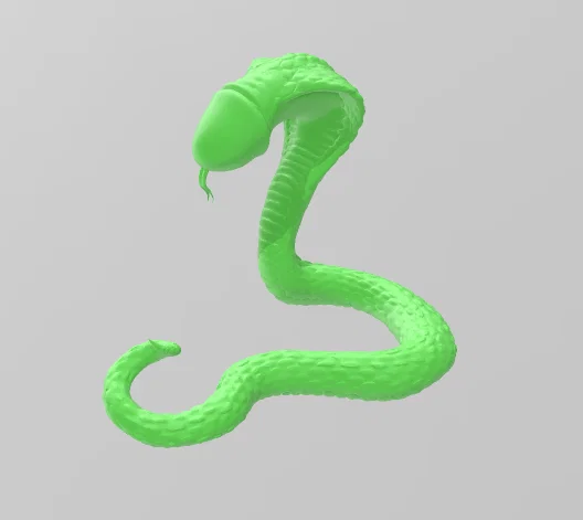 Mô hình 3D rắn Cobra độc đáo cá tính cho người sưu tầm - Image 1