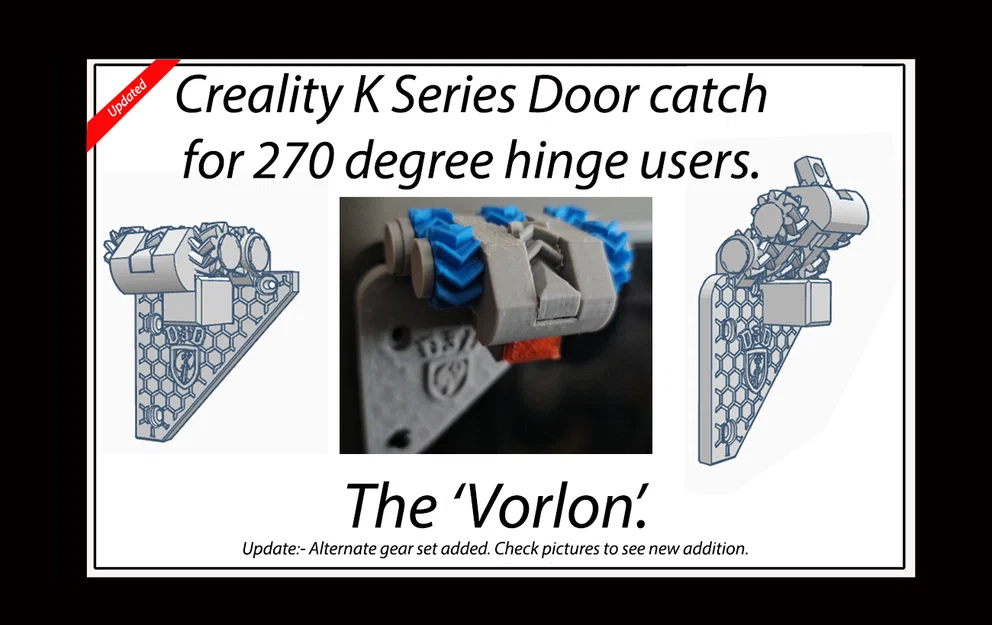 K1 Max/K1/K1C - Vorlon Door Catch (cho bản lề 270°) - Image 2