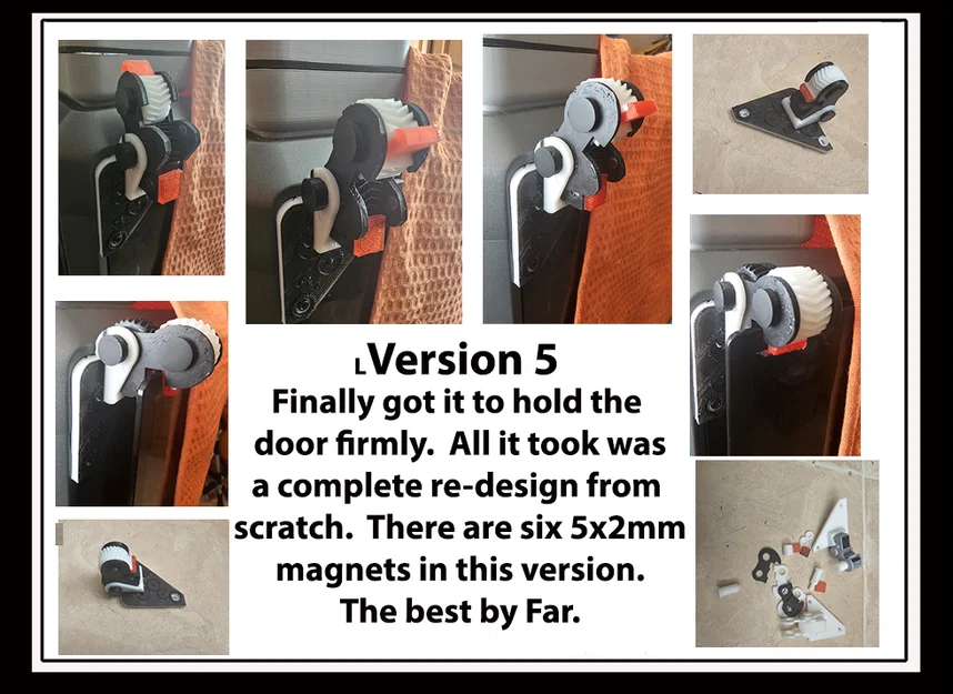 K1 Max/K1/K1C: Door catch 'Penwald' giữ cửa kính bản lề 270° - Image 3