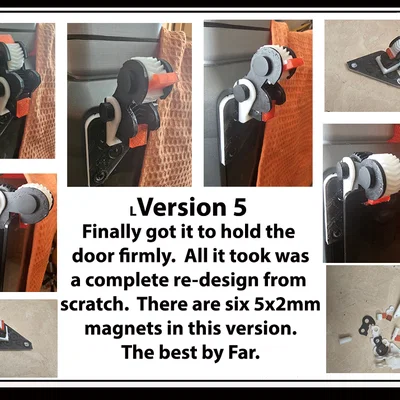 K1 Max/K1/K1C: Door catch 'Penwald' giữ cửa kính bản lề 270°