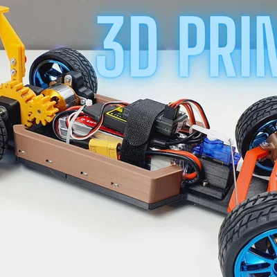 Xe RC in 3D (3D Printed RC Car)