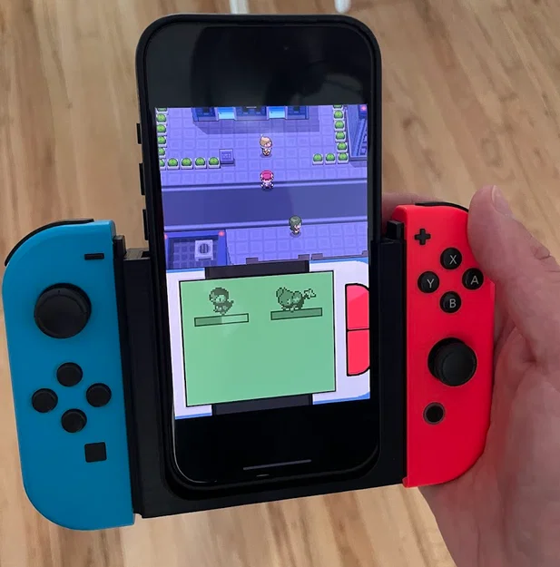 Tay cầm Joy-Con gắn iPhone 15 Pro kèm ốp Andar (Delta emulator, v.v.) - Image 1