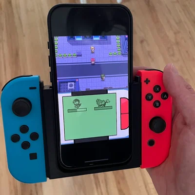 Tay cầm Joy-Con gắn iPhone 15 Pro kèm ốp Andar (Delta emulator, v.v.)