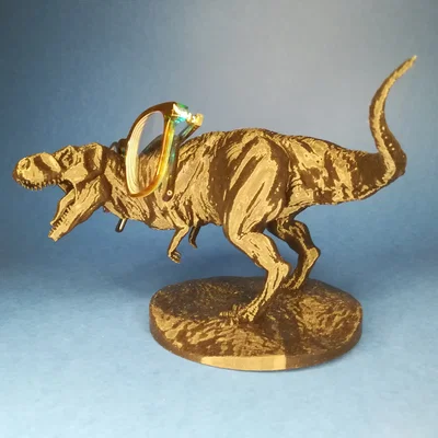 Tyrannosaurus Rex – Tượng T-Rex kiêm giá đỡ kính (tối ưu in FDM)
