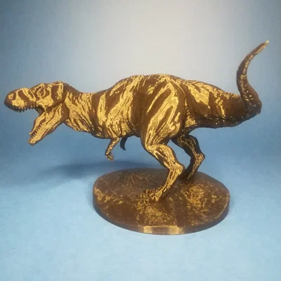 Tyrannosaurus Rex – Tượng T-Rex kiêm giá đỡ kính (tối ưu in FDM)