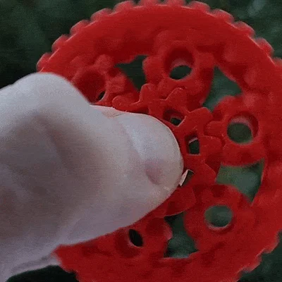 Fidget Spinner Hành Tinh (Planetary) – Print In Place!!!