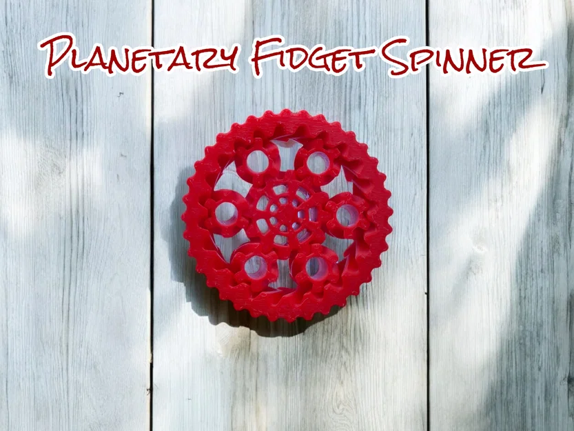Fidget Spinner Hành Tinh (Planetary) – Print In Place!!! - Image 2